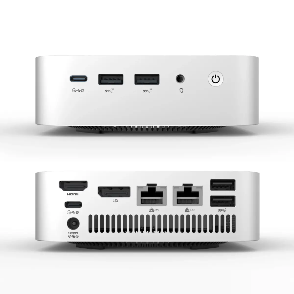 Leaderhub AD8 mini PC — AMD Ryzen 7 H 255 — Şəkil 1