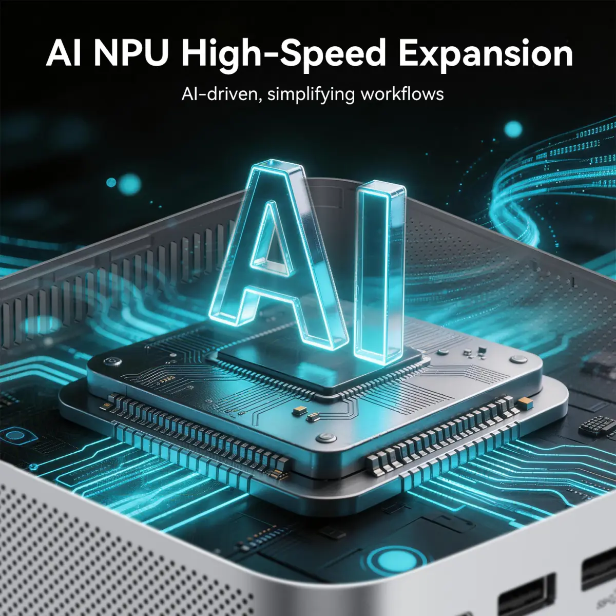 Leaderhub AD8 mini PC — AMD Ryzen 7 H 255 — Şəkil 8