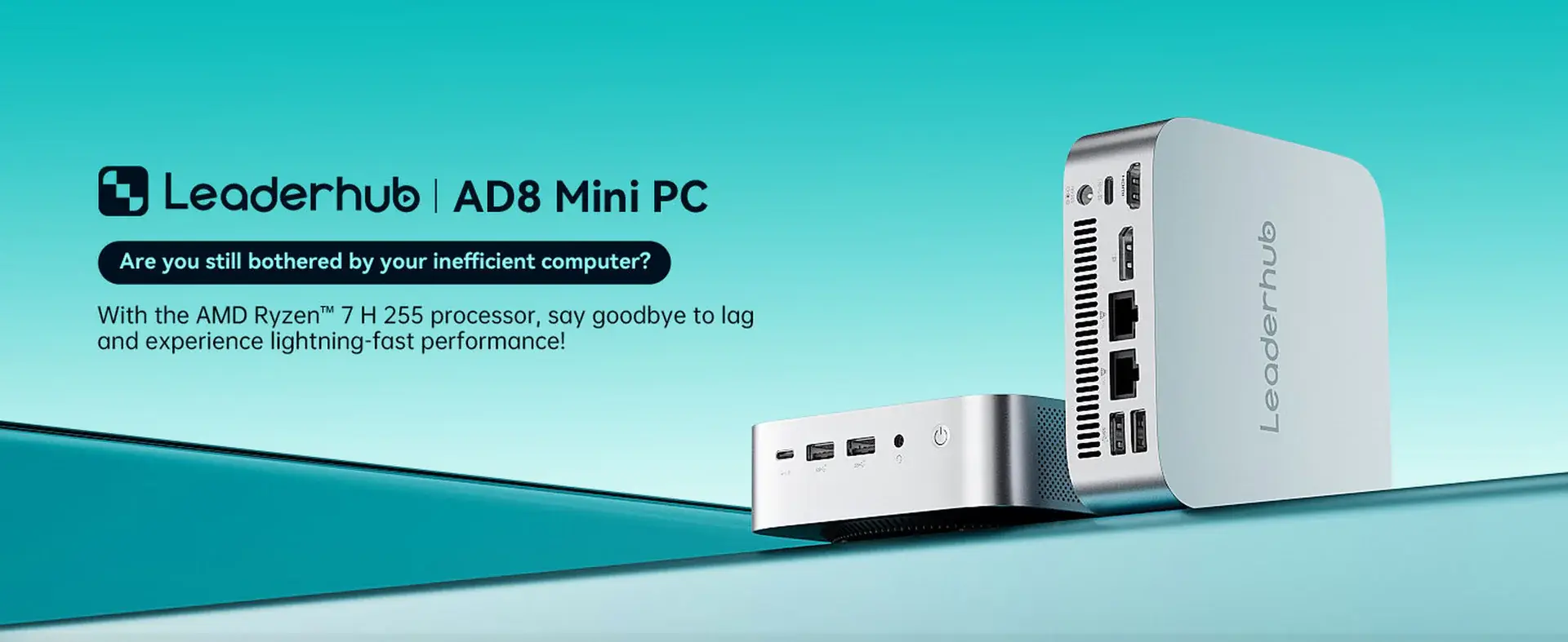 Leaderhub AD8 mini PC — AMD Ryzen 7 H 255 — Məhsulu yaxından tanıyın 1