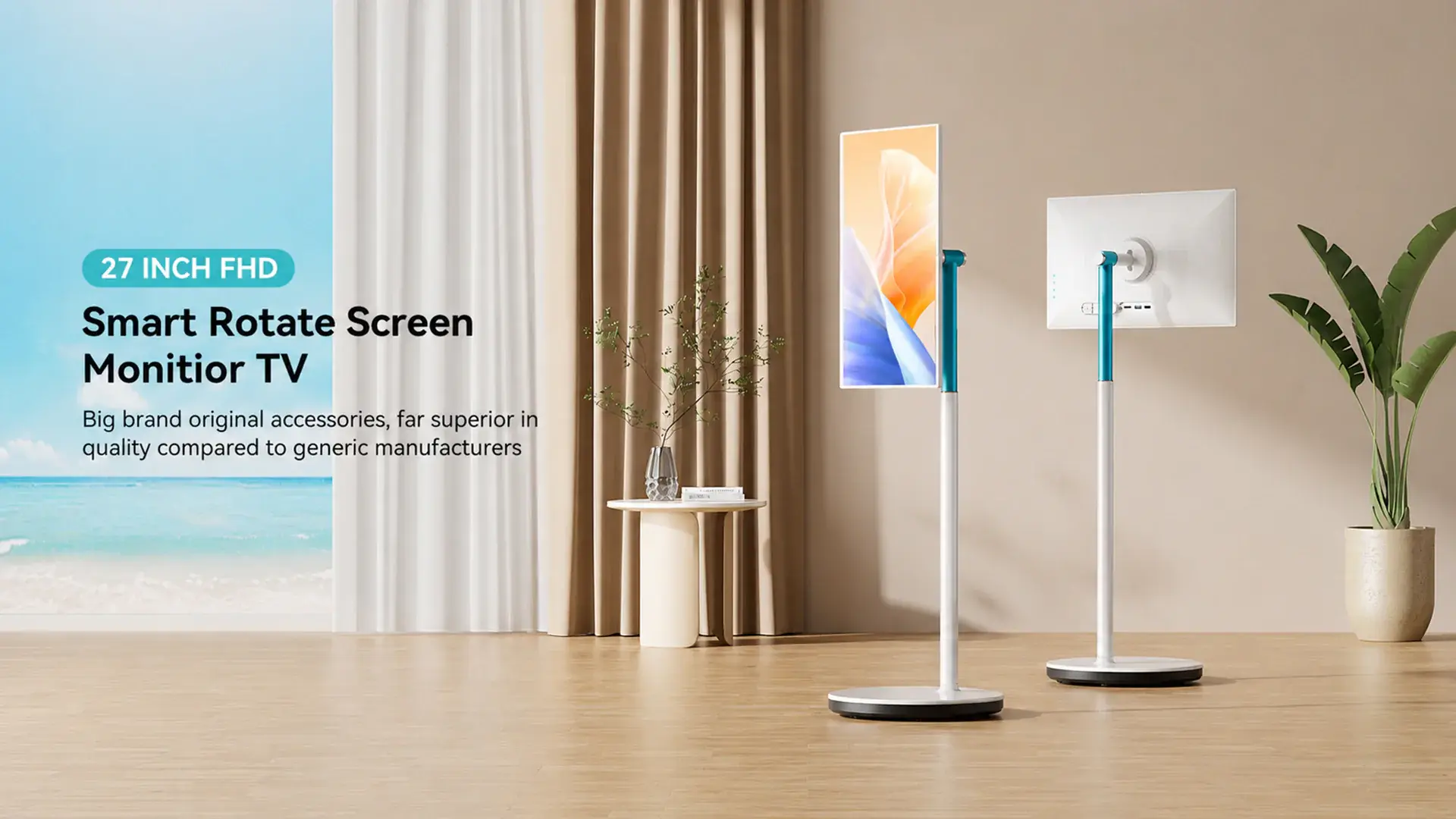 Leaderhub L27M 27″ fırlanan ağıllı ekran — Məhsulu yaxından tanıyın 1