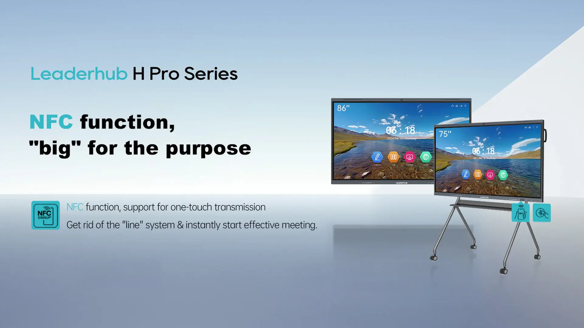 Leaderhub L75H Pro 75″ interaktiv panel — Məhsulu yaxından tanıyın 5