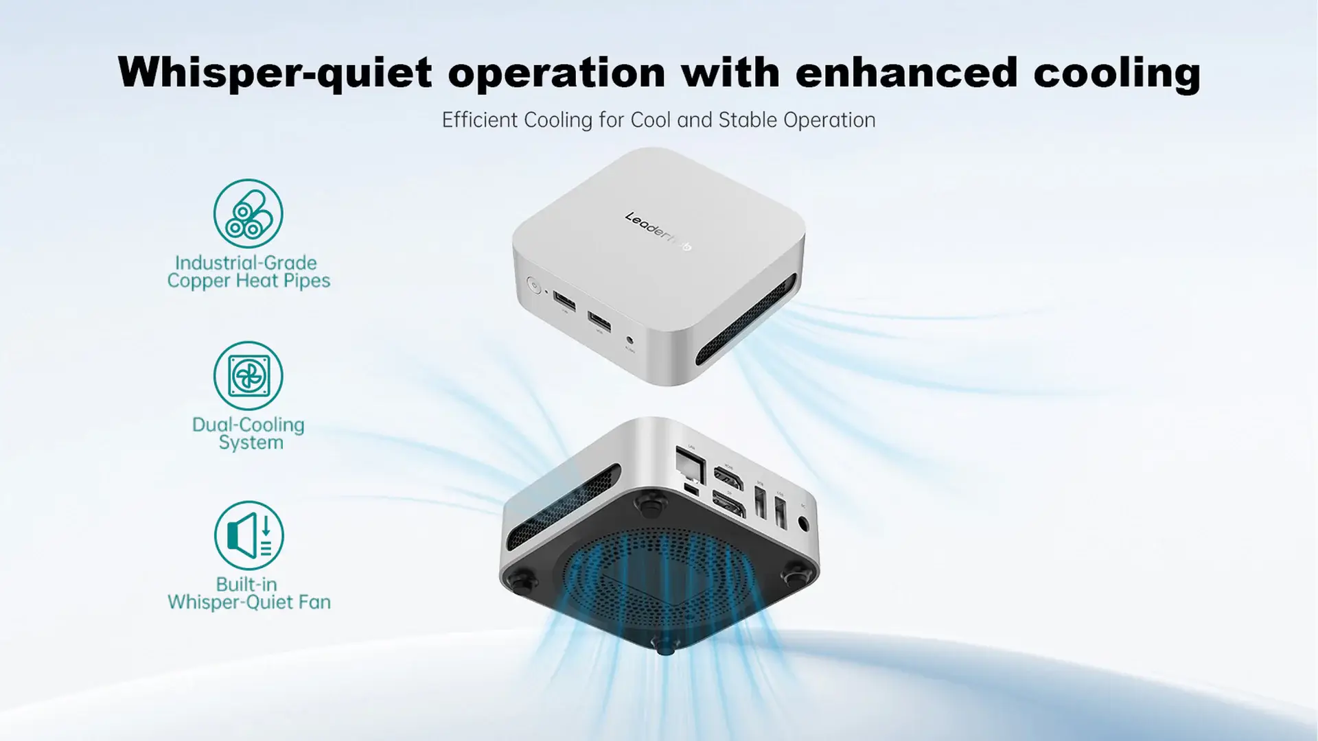 Leaderhub LP1C mini PC — Intel N100 — Məhsulu yaxından tanıyın 4