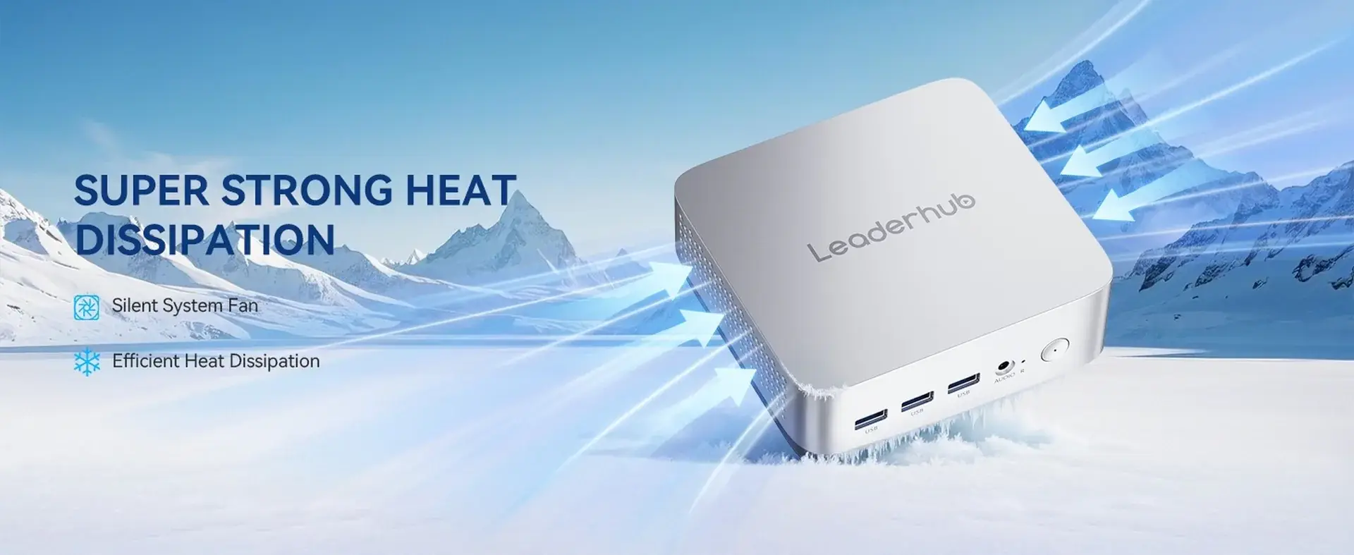 Leaderhub LP5C mini PC — Intel Core i5-12450HX — Məhsulu yaxından tanıyın 4