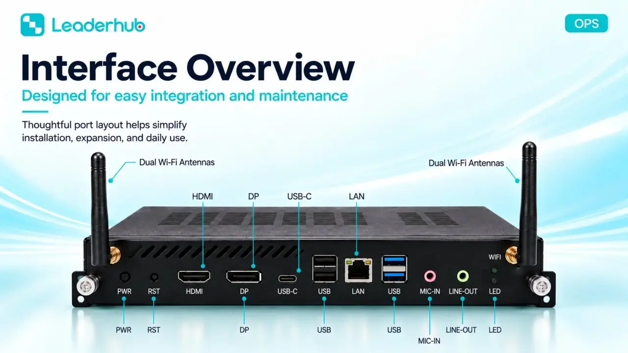 Leaderhub OPS modulu — Intel Core i5 — Məhsulu yaxından tanıyın 6