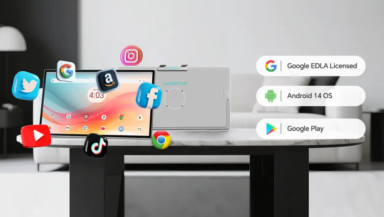 Leaderhub U24M 24,5″ daşınan ağıllı ekran — Məhsulu yaxından tanıyın 7