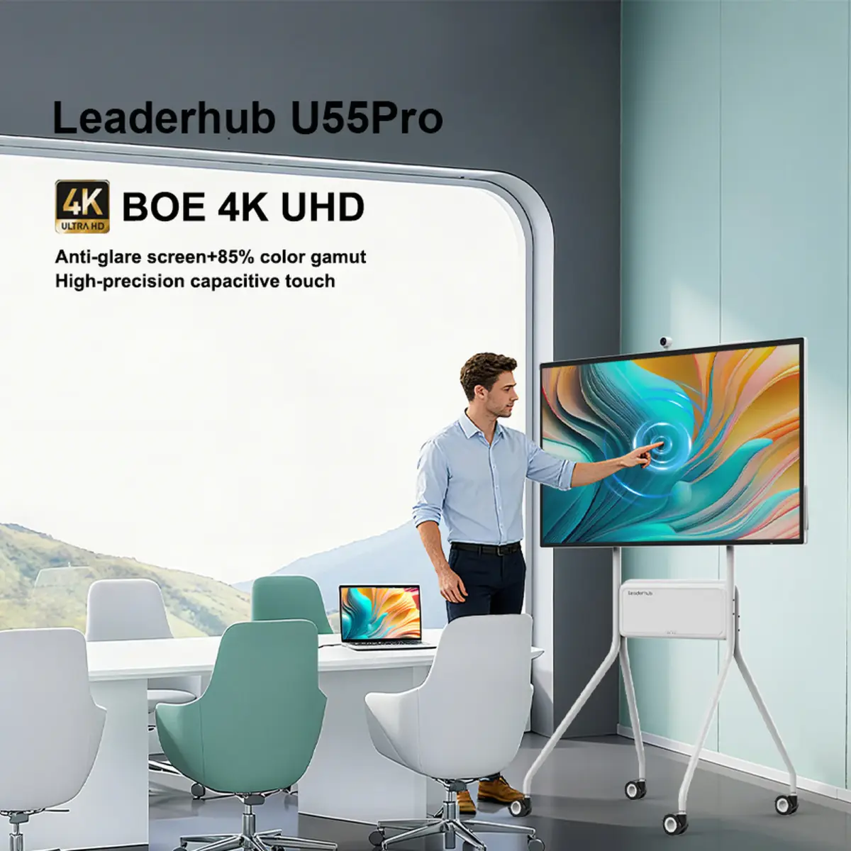 Leaderhub U55Pro 55″ interaktiv panel — Şəkil 6
